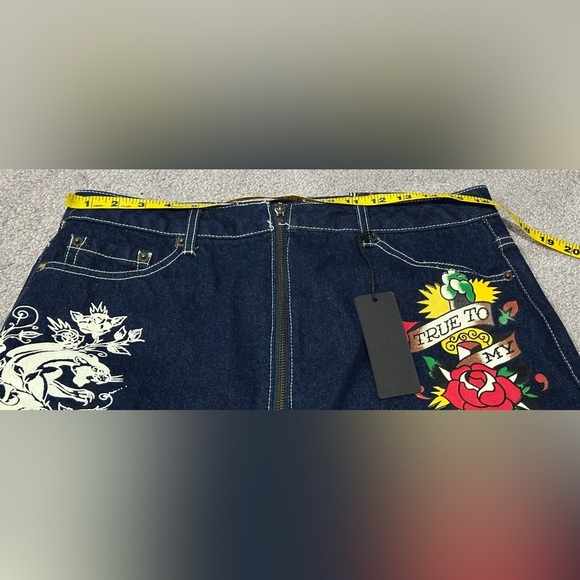 Ed Hardy Denim Skirt - Picture 6 of 8